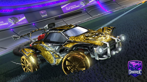 A Rocket League car design from sxzuko