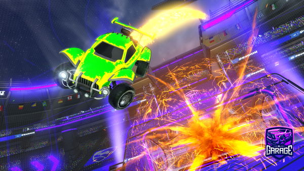 A Rocket League car design from Pointlessname