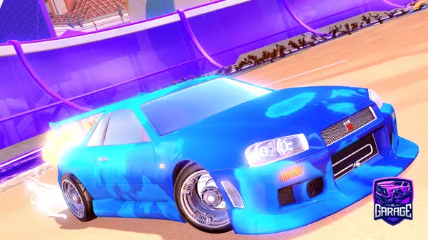 A Rocket League car design from yohaaal10