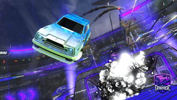A Rocket League car design from Jsjsjsjjhwh