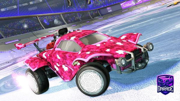 A Rocket League car design from Pinkydieerste