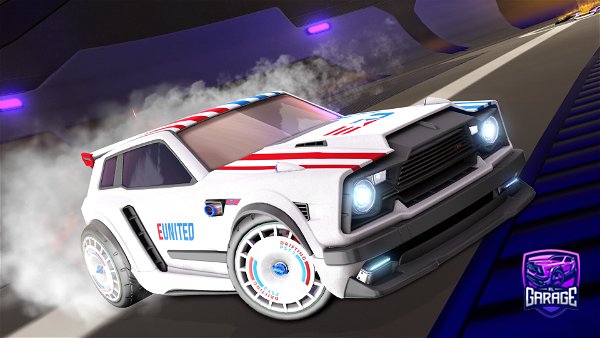 A Rocket League car design from stova