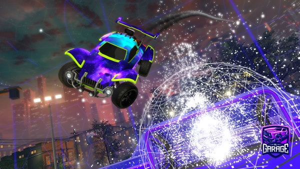 A Rocket League car design from Bossett