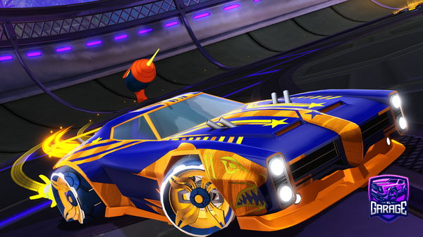 A Rocket League car design from abspielen