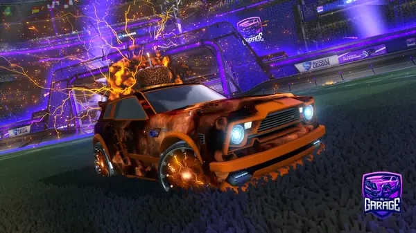 A Rocket League car design from Xgaming007
