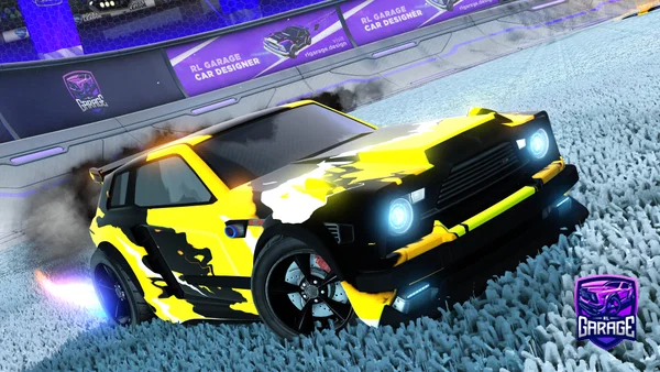 A Rocket League car design from saintslate