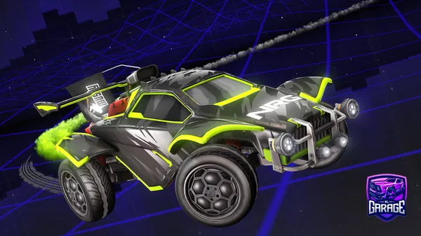 A Rocket League car design from pulse_gxdzxlla