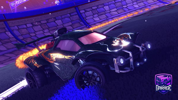 A Rocket League car design from boosted497