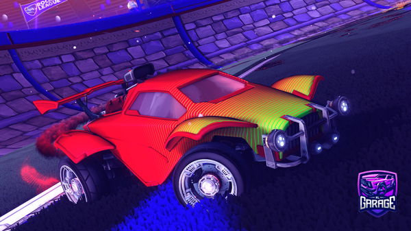 A Rocket League car design from 10137