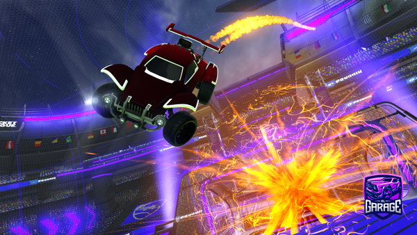 A Rocket League car design from Wxffle