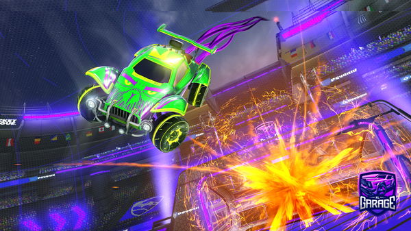 A Rocket League car design from SaltMuffin