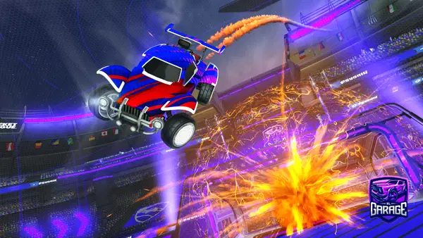 A Rocket League car design from Ironblast