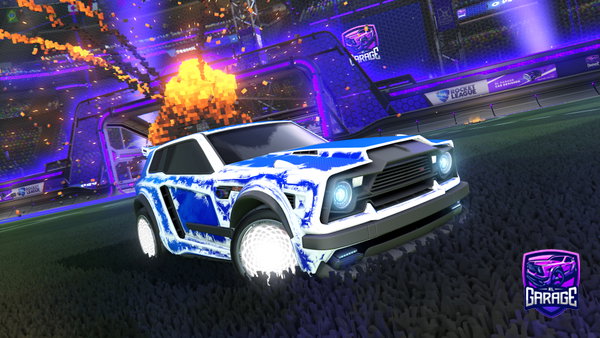 A Rocket League car design from mayky1973