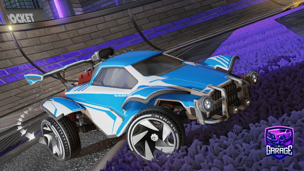 A Rocket League car design from Sparkel_white