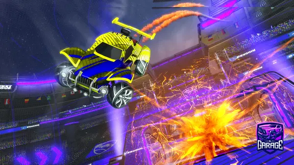 A Rocket League car design from Mathies34