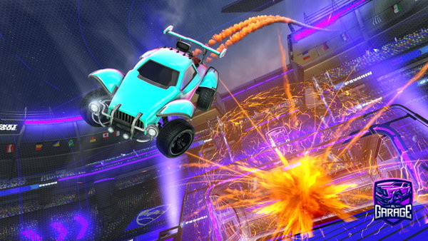 A Rocket League car design from tiatiakola