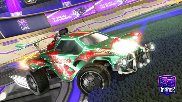 A Rocket League car design from User382778299473727