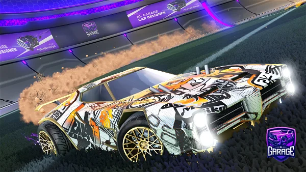 A Rocket League car design from OverlyCautious99