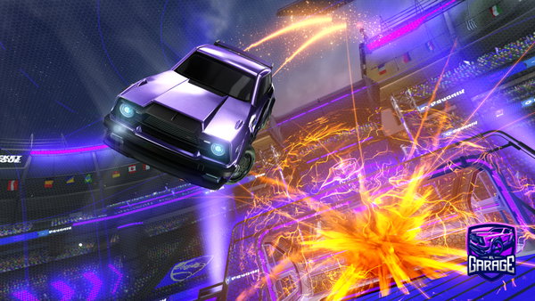 A Rocket League car design from Snaxxeris