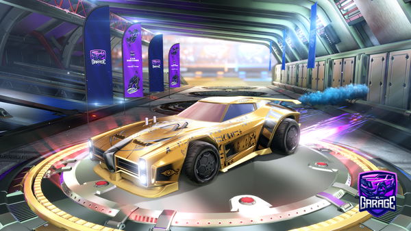 A Rocket League car design from Fedom