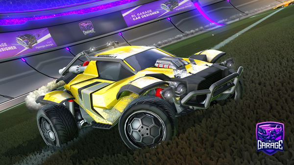A Rocket League car design from Abeillonnaise