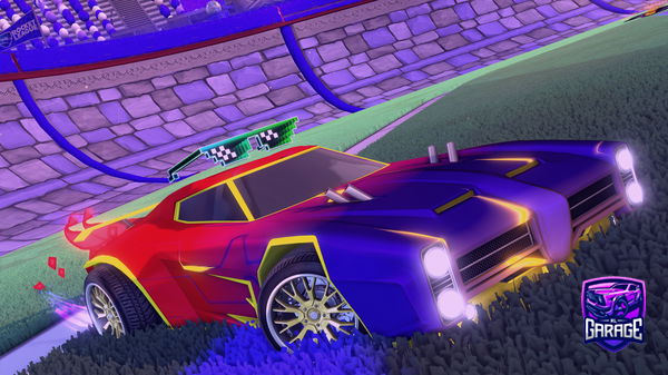 A Rocket League car design from BBQB3TTER