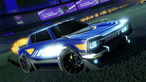 A Rocket League car design from LwGwNw
