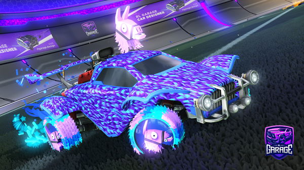 A Rocket League car design from PowerfulFlea441