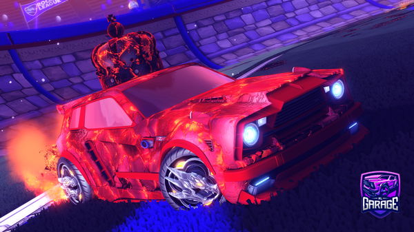 A Rocket League car design from Gio-matrixYT