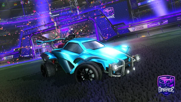 A Rocket League car design from AlphaTOAD