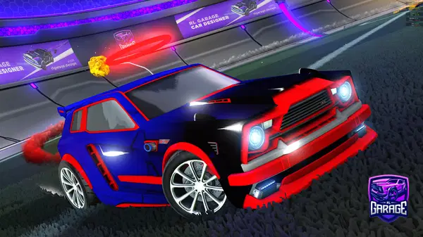 A Rocket League car design from KFcutler