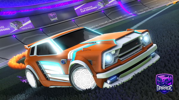 A Rocket League car design from BJM043