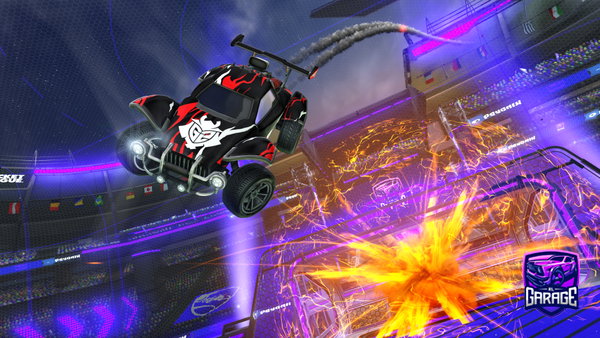 A Rocket League car design from username-JA1164