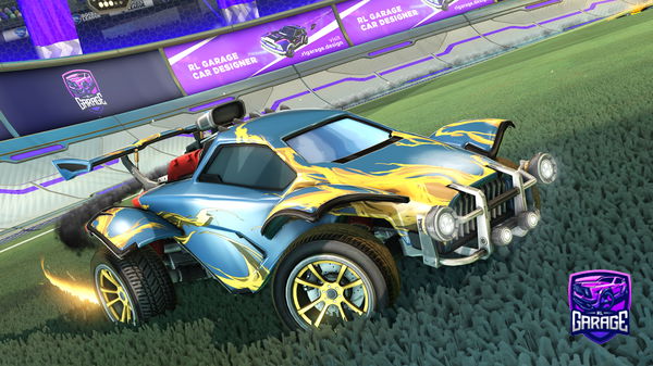 A Rocket League car design from Llama15