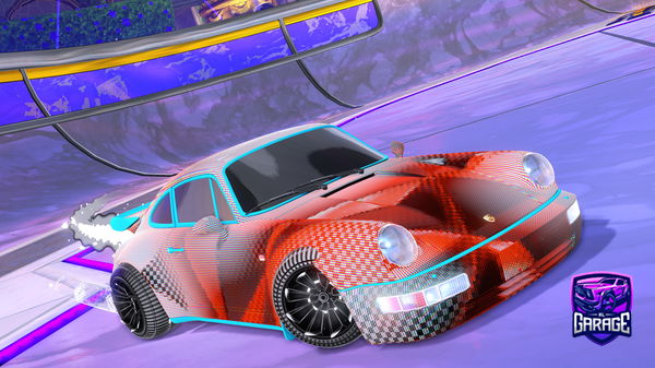 A Rocket League car design from Kartka123