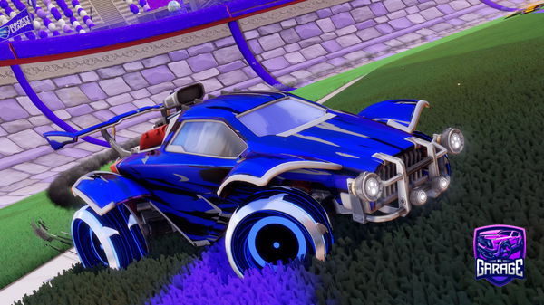 A Rocket League car design from WERTY780