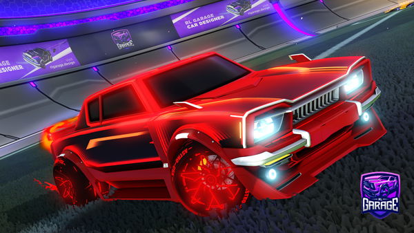 A Rocket League car design from mattqdev