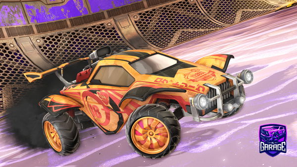 A Rocket League car design from -V3N0M-