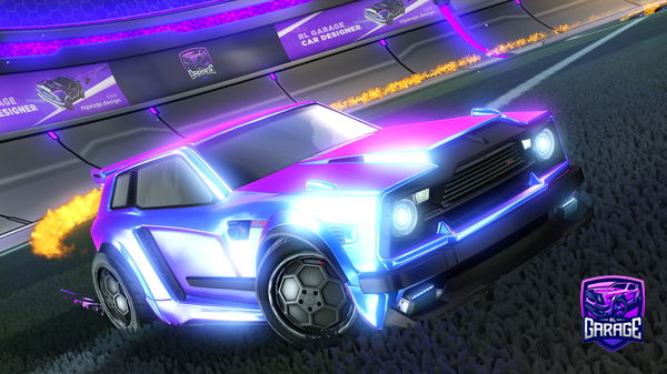 A Rocket League car design from Interstellar_Dragon