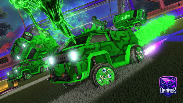 A Rocket League car design from d-day