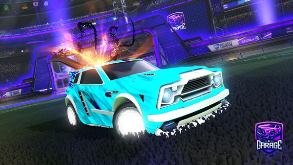 A Rocket League car design from Evaxle