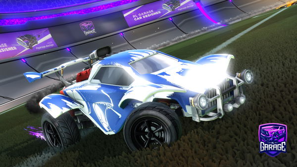 A Rocket League car design from Pupsie