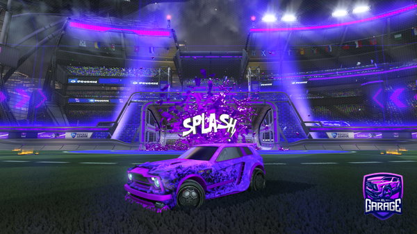 A Rocket League car design from hubbert