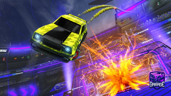 A Rocket League car design from Boodymohey