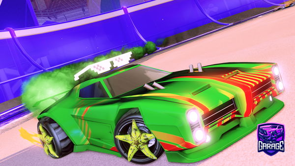 A Rocket League car design from SandFiregock16