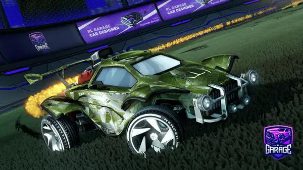A Rocket League car design from Albaxx