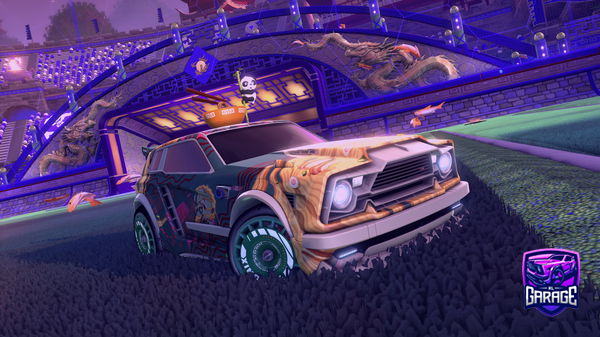 A Rocket League car design from Mafas187