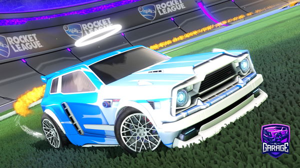 A Rocket League car design from Shark_alves