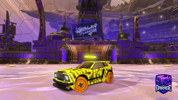 A Rocket League car design from TopBinner