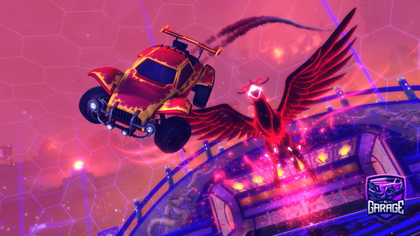 A Rocket League car design from X7-Ha7za